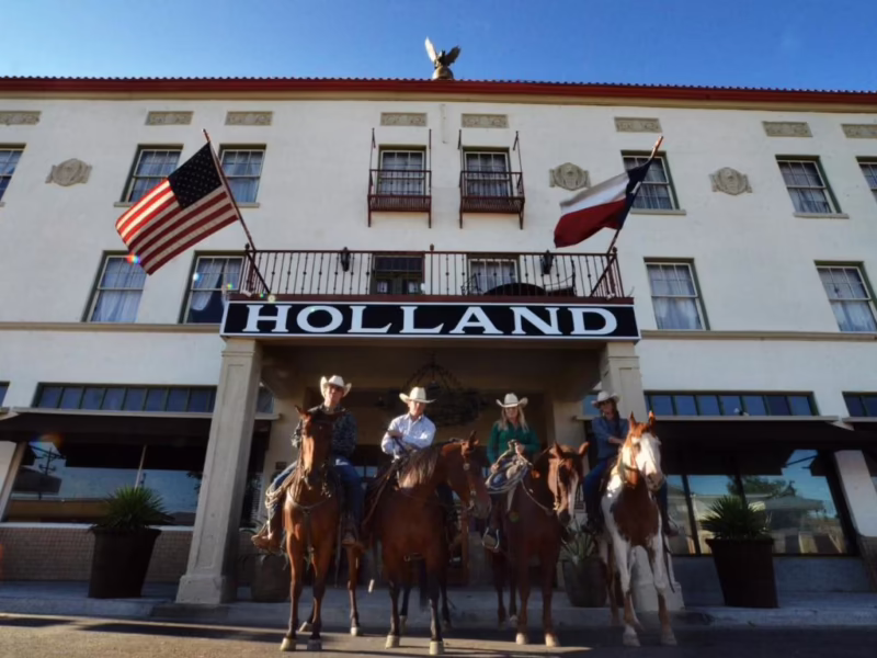 Where is the Holland Hotel in Texas?