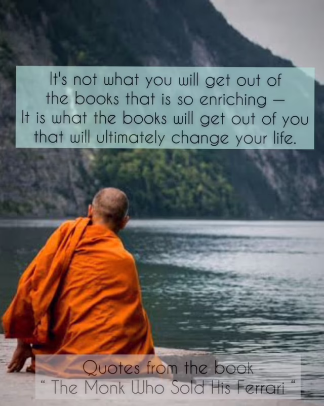 What was Robin Sharma's famous quote?