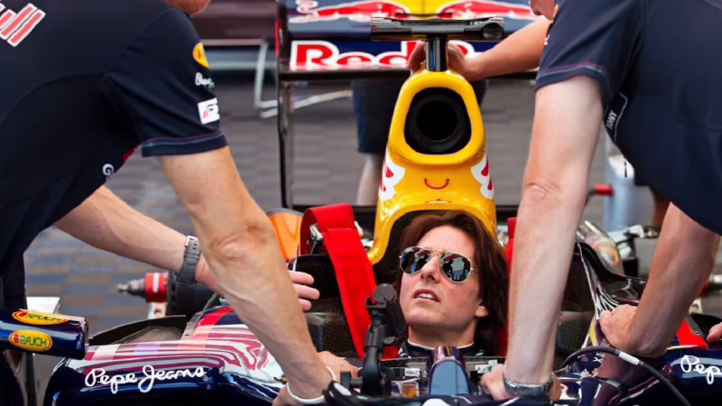 Did Tom Cruise drive an F1 car?