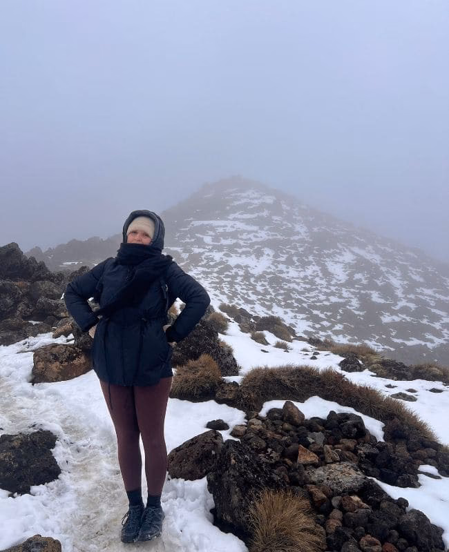 ¿Tiene nieve el Parque Nacional Tongariro?