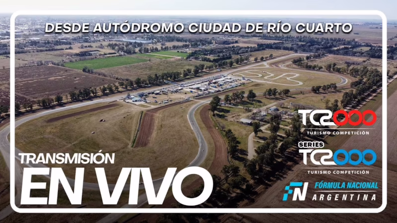 ¿Qué canal transmite la carrera de TC2000?
