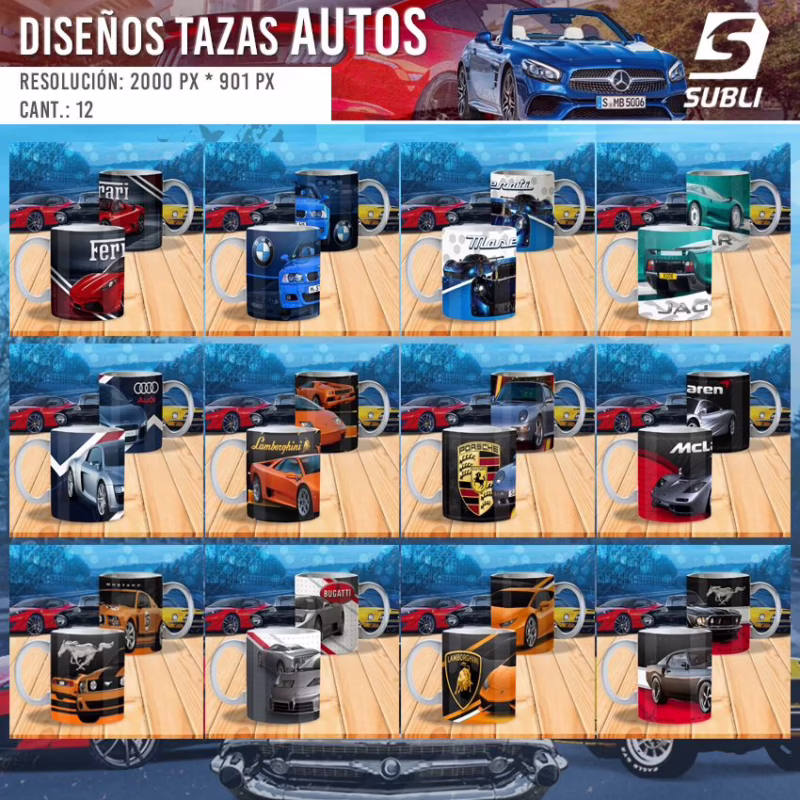 ¿Cómo se llama la impresión para tazas?