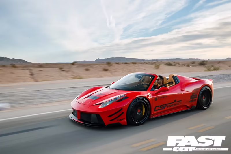 Which Ferrari has twin-turbo?
