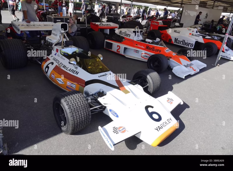 Who drove the Yardley McLaren?
